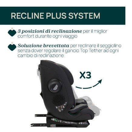 SEGGIOLINO AUTO SEAT&GO IS POSH BLACK - babykid