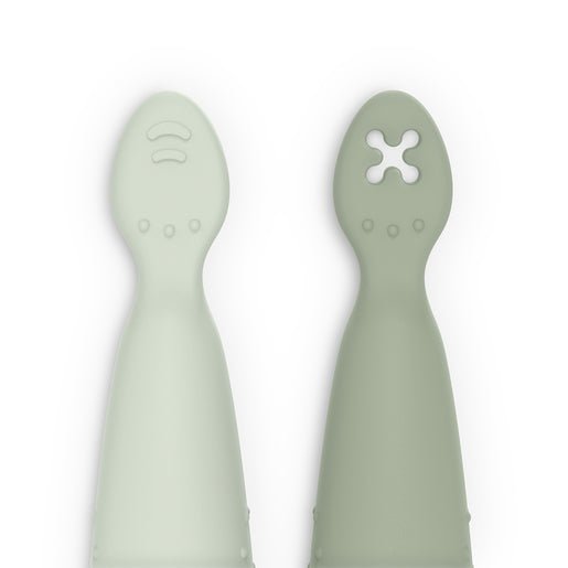 SET 2 PRECUCCHIAI SILICONE VERDE - babykid
