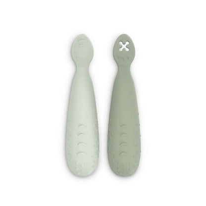 SET 2 PRECUCCHIAI SILICONE VERDE - babykid