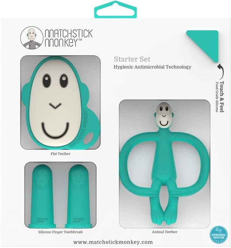 Set Dentizione Verde - Primo Set per il Comfort del Tuo Bambino - babykid