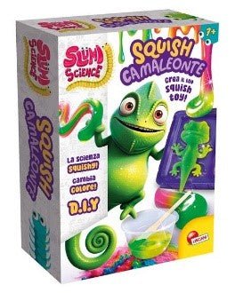 SLUMI SCIENCE POKET SQUISH CAMALEONTE - babykid