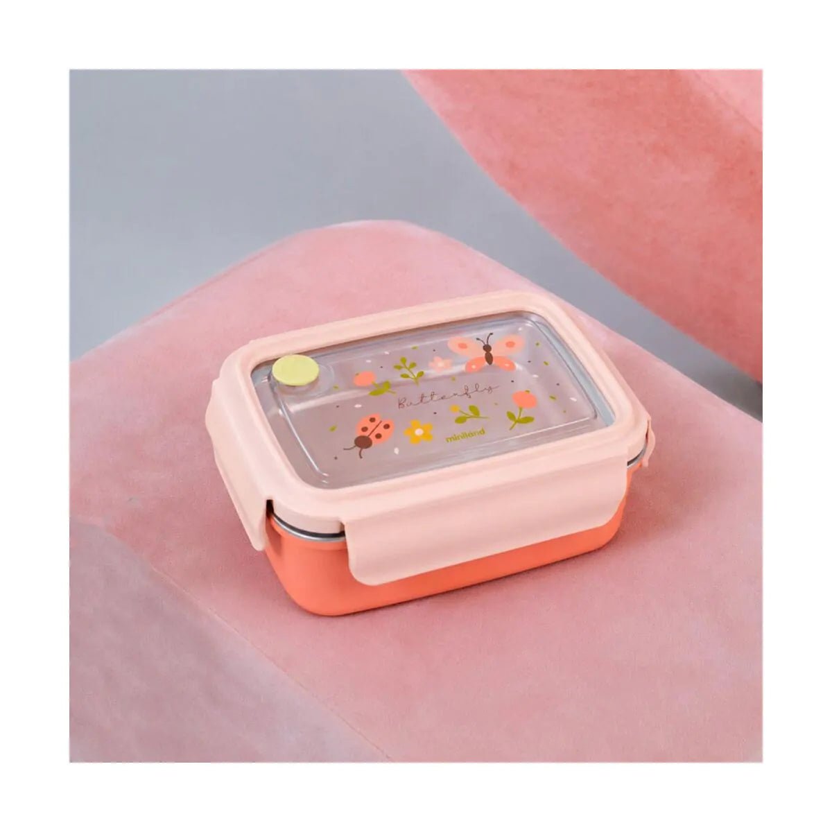 STEEL LUNCHBOX BUTTERFLY - babykid