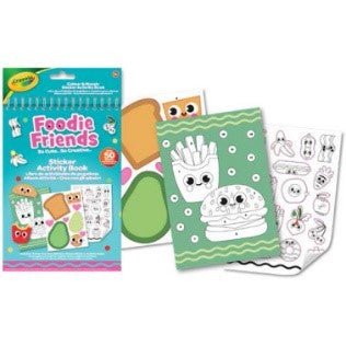 STICKER & ACTIVITY BOOK FOODIE FRIENDS - babykid