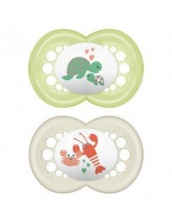SUCCHIETTI ORIGINAL 6+, SILICONE, CONFEZIONE DOPPIA, NEUTRO - babykid