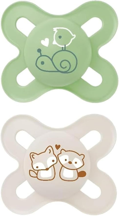 SUCCHIETTI START NANÒ 0 - 2M SILICONE, CONF, DOPPIA, NEUTRO - babykid