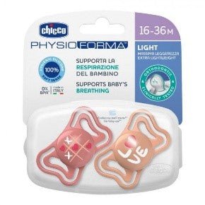 SUCCHIETTO LIGHT ROSA SIL 16 - 36M 2PZ - babykid