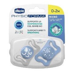 SUCCHIETTO MICRO' BLU SIL 0 - 2M 2PZ - babykid