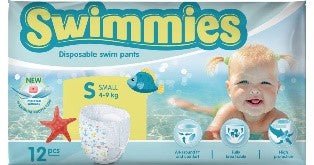 SWIMMIES TG.S 4 - 9 KG - babykid