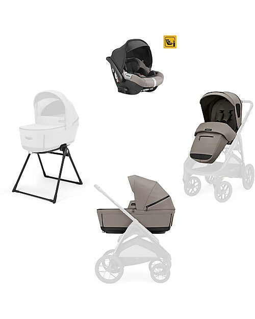 SYSTEM QUATTRO ELECTA DRW-R-EVO STUDIO GREY - babykid