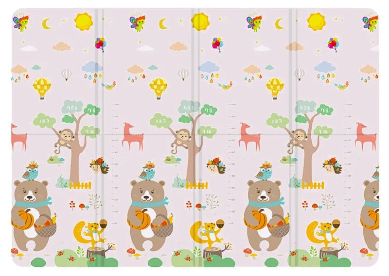 TAPPETO PIEGHEVOLE MISURA L DOPPIA GRAFICA - babykid