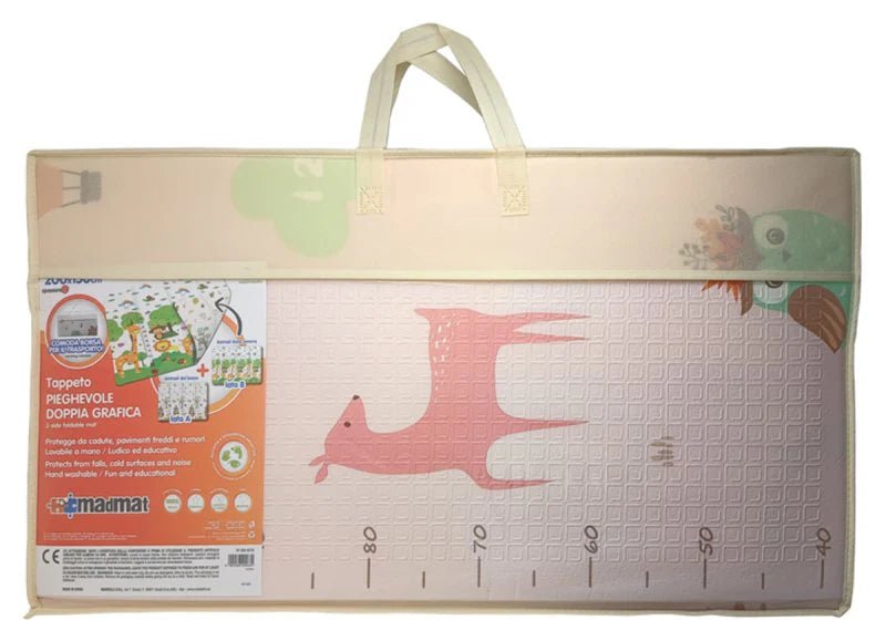 TAPPETO PIEGHEVOLE MISURA L DOPPIA GRAFICA - babykid