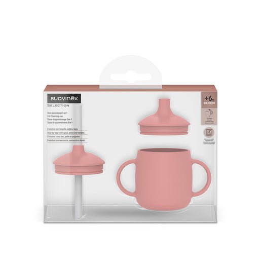 TAZZA EVOLUTIVA SILIC 3IN1 NUDE - babykid