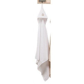 TELO BAGNO RICAMATO BIANCO - babykid