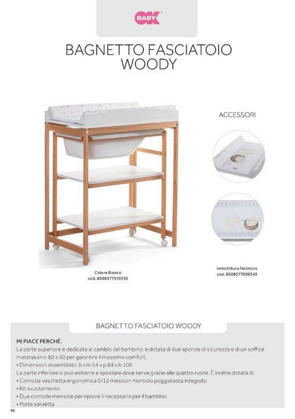 WOODY CHANGING UNIT - babykid