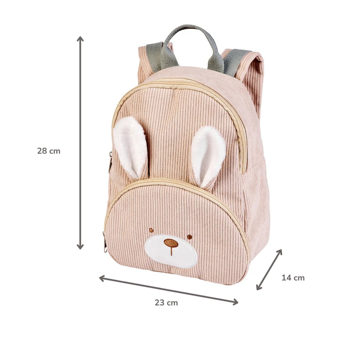 Zainetto Coniglio Sabbia - Accessorio trendy per un look unico - babykid