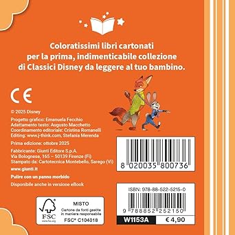 ZOOTROPOLIS I LIBROTTINI - babykid